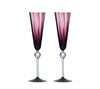 Daphne Flute in Amethyst Set of 2 in a Gift Box by Kim Seybert 1