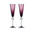 Daphne Flute in Amethyst Set of 2 in a Gift Box by Kim Seybert 1