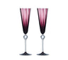 Daphne Flute in Amethyst Set of 2 in a Gift Box by Kim Seybert 1