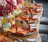 Daphne Tumbler in Amber Set of 4 by Kim Seybert at Fig Linens and Home - Lifestyle 2