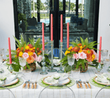 Ripple Green Candlestick Detail 4 | Kim Seybert at Fig Linens and Home
