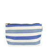 Burlington Stripe Cobalt Toiletry Bag - Designers Guild at Fig Linens and Home 155