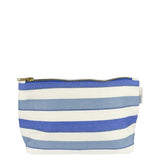 Burlington Stripe Cobalt Toiletry Bag - Designers Guild at Fig Linens and Home 155