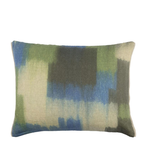 Carres Ombres Moss Decorative Pillow - Designers Guild at Fig Linens and Home 37