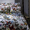Christian Lacroix Butterfly Parade Opalin Bedding - Showing duvet Cover and reverse of duvet