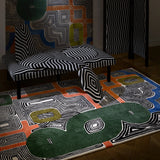 Christian Lacroix En Allant Aux Baux Cypres Rug at Fig Linens and Home