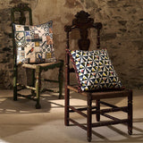 Christian Lacroix Lisboa Spring Tomate Decorative Pillow Decorative Pillow 22” x 22” Multi at FIG LINENS AND HOME 5