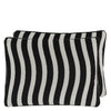 Christian Lacroix Roubine Taureau Decorative Pillow Decorative Pillow 12” x 16” Black and White at FIG LINENS AND HOME 3