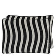 Christian Lacroix Roubine Taureau Decorative Pillow Decorative Pillow 12” x 16” Black and White at FIG LINENS AND HOME 3