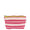 Conduit Stripe Fuchsia Toiletry Bag - Designers Guild at Fig Linens and Home 148