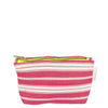 Conduit Stripe Fuchsia Toiletry Bag - Designers Guild at Fig Linens and Home 148