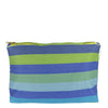 Cork Street Stripe Cobalt Large Toiletry Bag - Designers Guild at Fig Linens and Home 142