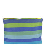 Cork Street Stripe Cobalt Large Toiletry Bag - Designers Guild at Fig Linens and Home 142