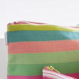 Cork Street Stripe Fuchsia Toiletry Bag - Designers Guild at Fig Linens and Home 127