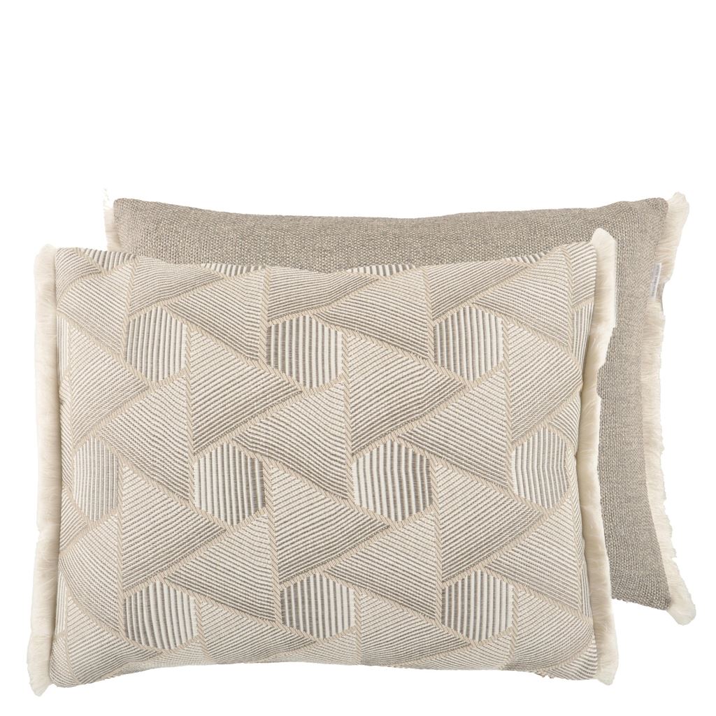 Delray Graphite Outdoor Pillow