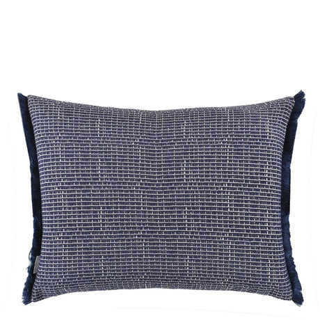 Delray Indigo Outdoor Pillow - Designers Guild at Fig Linens and Home 24