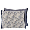 Delray Indigo Outdoor Pillow - Designers Guild at Fig Linens and Home 23