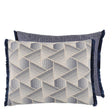 Delray Indigo Outdoor Pillow - Designers Guild at Fig Linens and Home 23