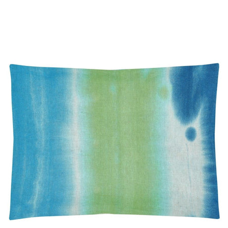 Designers Guild Brera Arte Cobalt Decorative Pillow 18" x 24" Decorative Pillow Cobalt at FIG LINENS AND HOME 3