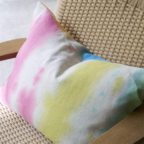 Designers Guild Brera Arte Fuchsia Decorative Pillow 18" x 24" Decorative Pillow Fuchsia at FIG LINENS AND HOME 2