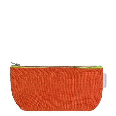 Designers Guild Brera Lino Persimmon Small Toiletry Bag