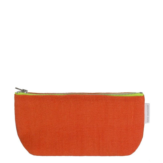 Designers Guild Brera Lino Persimmon Small Toiletry Bag