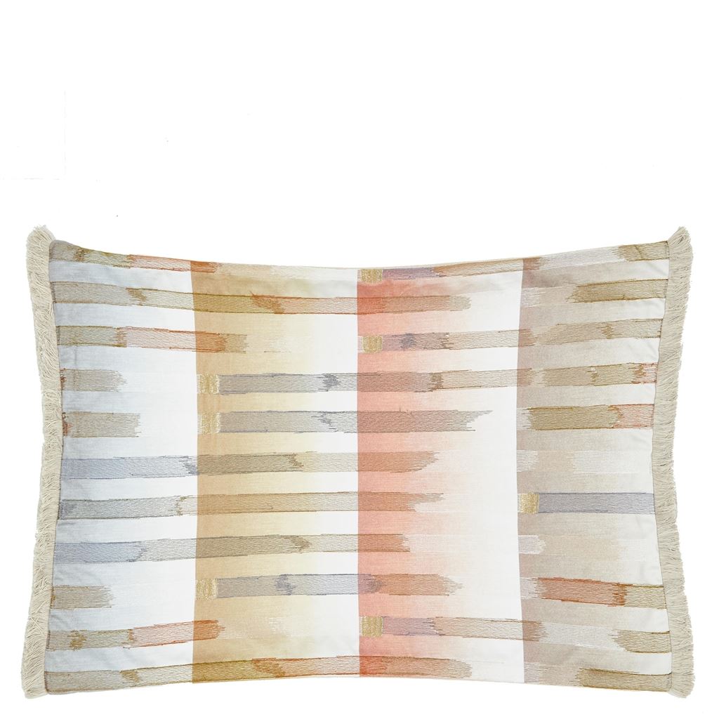 Designers Guild Cascata Ochre Decorative Pillow 18" x 24" Decorative Pillow Ochre at FIG LINENS AND HOME 5