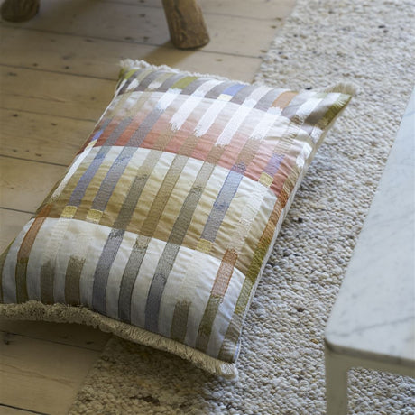 Designers Guild Cascata Ochre Decorative Pillow 18" x 24" Decorative Pillow Ochre at FIG LINENS AND HOME 2
