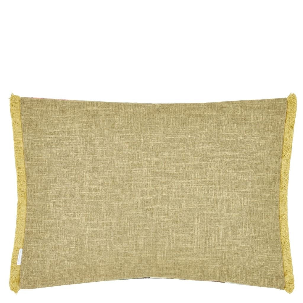 Designers Guild Cascata Slate Decorative Pillow 18" x 24" Decorative Pillow Slate at FIG LINENS AND HOME 6