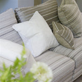 Designers Guild Celandine Chalk Decorative Pillow 20" x 20" Decorative Pillow Chalk at FIG LINENS AND HOME 3