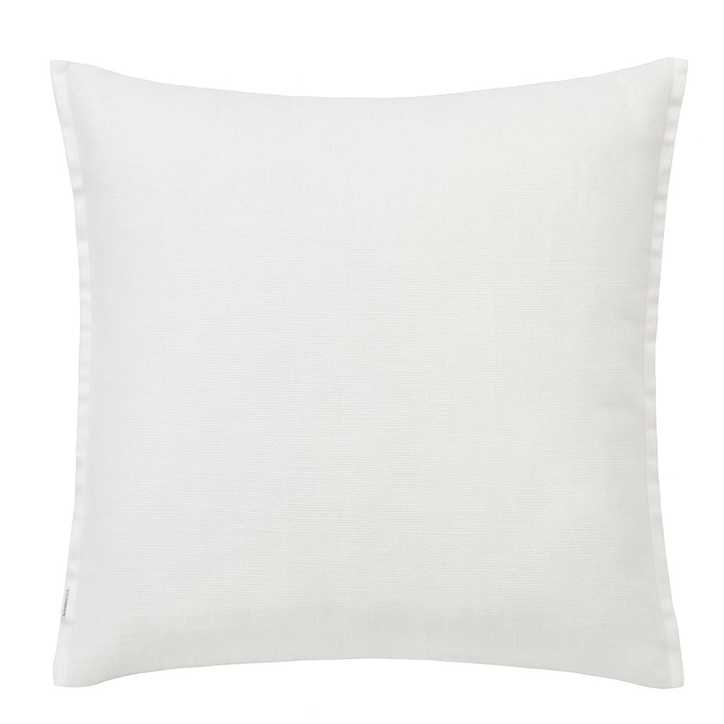 Designers Guild Celandine Chalk Decorative Pillow 20" x 20" Decorative Pillow Chalk at FIG LINENS AND HOME 5