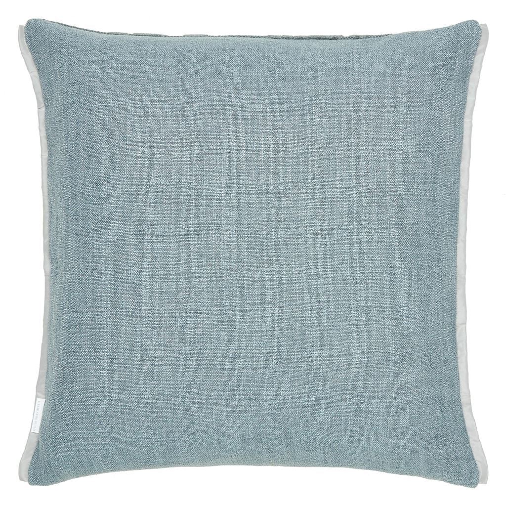 Designers Guild Celandine Indigo Decorative Pillow 20" x 20" Decorative Pillow Indigo at FIG LINENS AND HOME 3