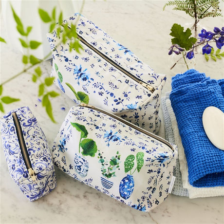 Designers Guild Kawana Delft Medium Toiletry Bag