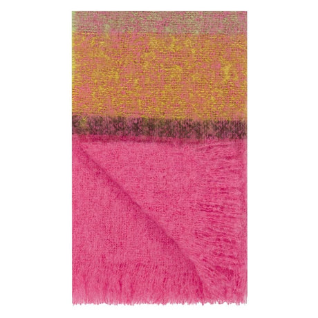 Designers Guild Mikome Fuchsia Mohair Throw at Fig Linens and Home - 5