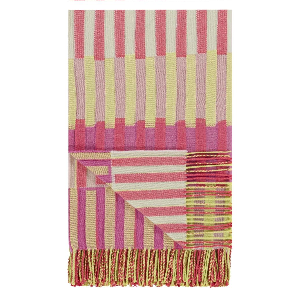 Designers Guild Murazzi Peony Throw at Fig Linens and Home - 10