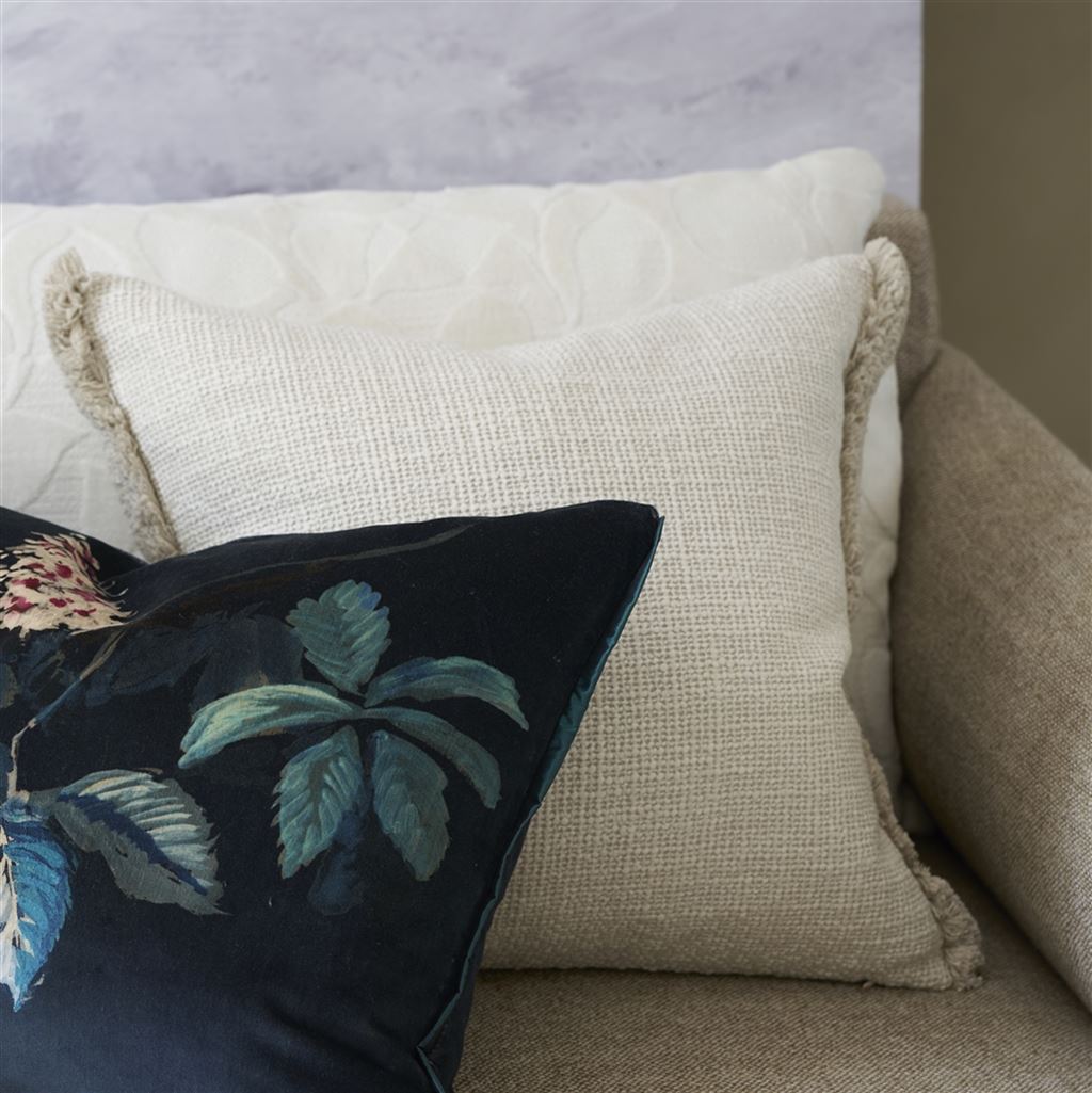 Designers Guild Pasqueflower Decorative Pillow 18" x 24" Decorative Pillow Indigo at FIG LINENS AND HOME 3
