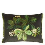 Designers Guild Pasqueflower Olive Decorative Pillow 18" x 24" Decorative Pillow Olive at FIG LINENS AND HOME 6