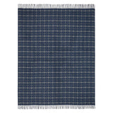 Designers Guild Pembroke Cobalt Merino Wool Throw at Fig Linens and Home - 11