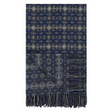 Designers Guild Pembroke Cobalt Merino Wool Throw at Fig Linens and Home - 10