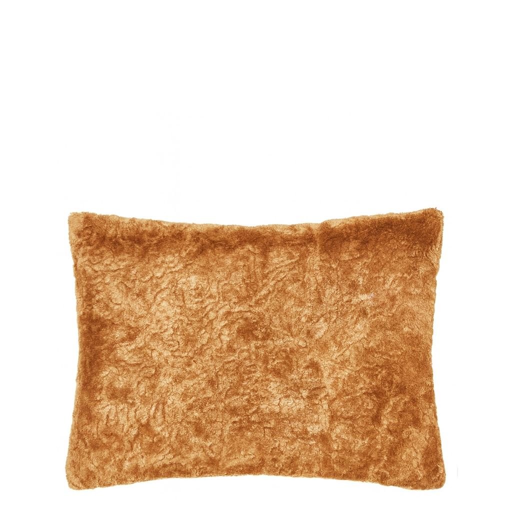 Designers Guild Penwith Copper Decorative Pillow 12" x 16" Decorative Pillow Copper at FIG LINENS AND HOME 3