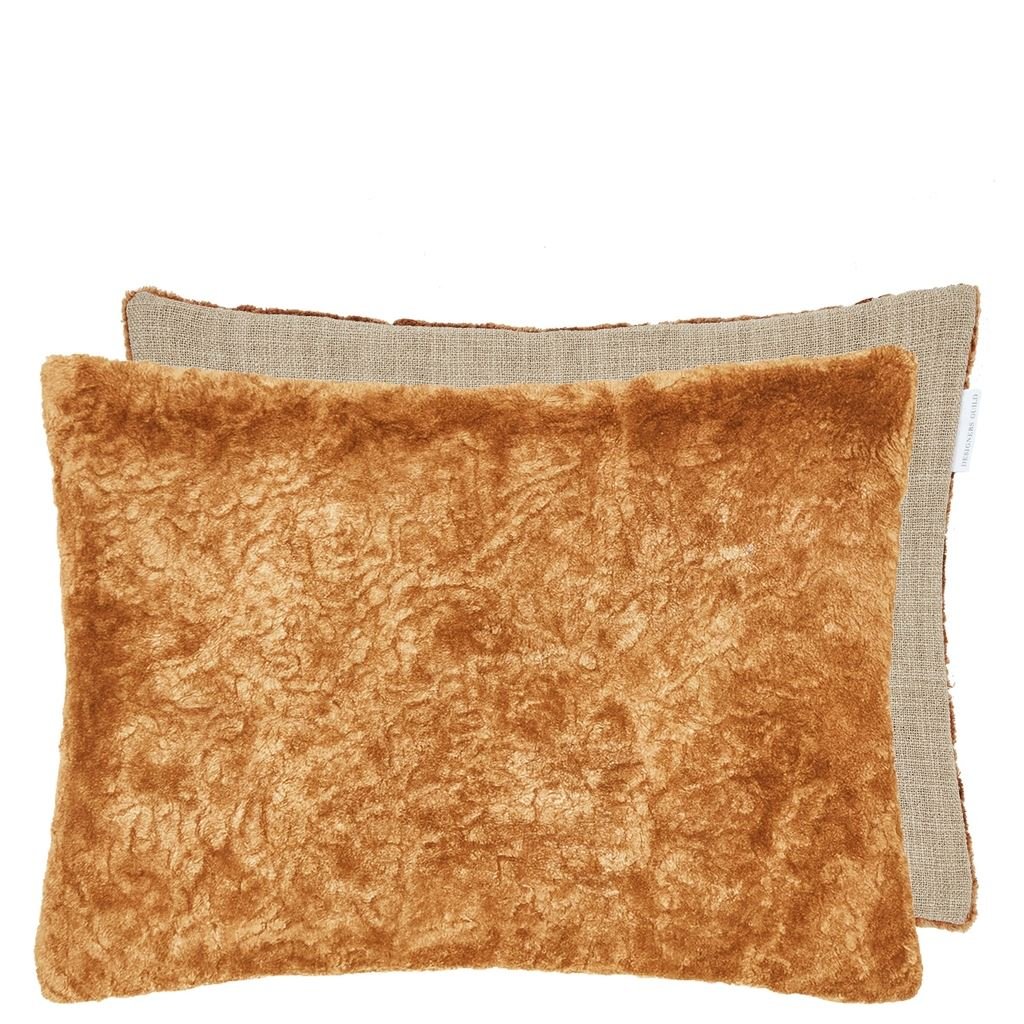 Designers Guild Penwith Copper Decorative Pillow 