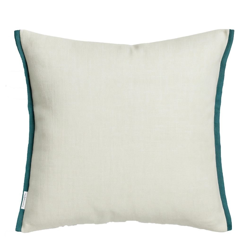 Designers Guild Teasel Indigo Decorative Pillow 17" x 17" Decorative Pillow Indigo at FIG LINENS AND HOME 5