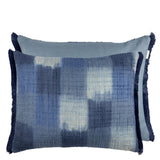 Harlyn Bay Indigo Decorative Pillow - Designers Guild at Fig Linens and Home 45