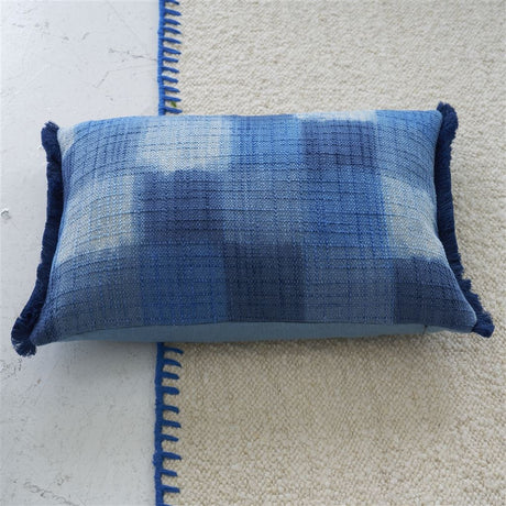 Harlyn Bay Indigo Decorative Pillow - Designers Guild at Fig Linens and Home 46