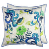 Osier Damasse Cobalt Decorative Pillow - Designers Guild at Fig Linens and Home 90