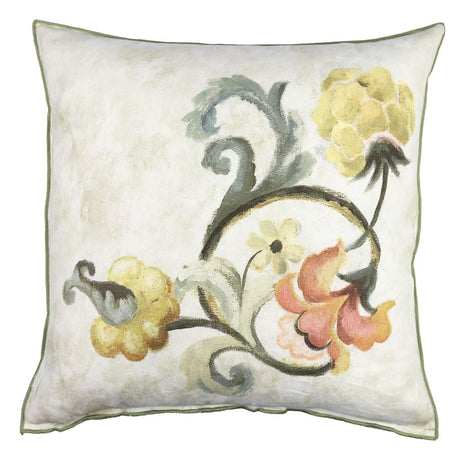 Osier Damasse Travertine Decorative Pillow - Designers Guild at Fig Linens and Home 117