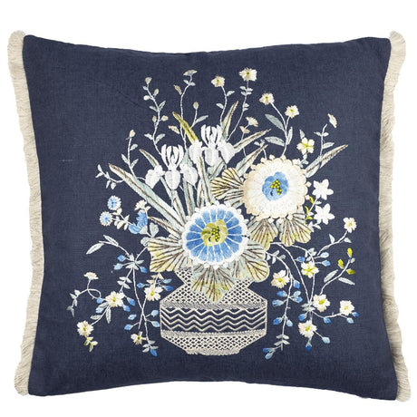 Palette Provencale Indigo Decorative Pillow - Designers Guild at Fig Linens and Home 58