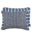 Toile Vichy Indigo Decorative Pillow - Designers Guild at Fig Linens and Home 70