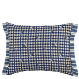 Toile Vichy Indigo Decorative Pillow - Designers Guild at Fig Linens and Home 73