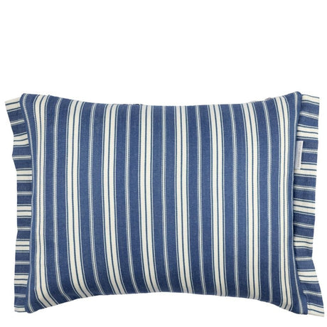 Toile Vichy Indigo Decorative Pillow - Designers Guild at Fig Linens and Home 74